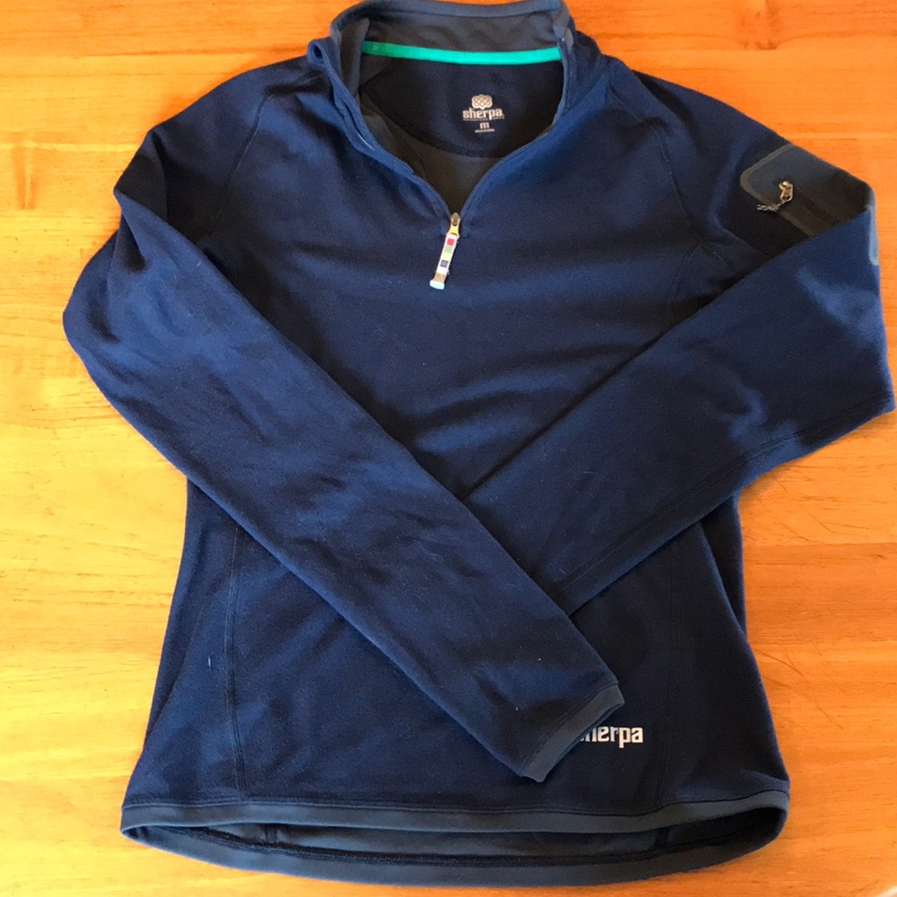 Sherpa 1/4 zip pullover M